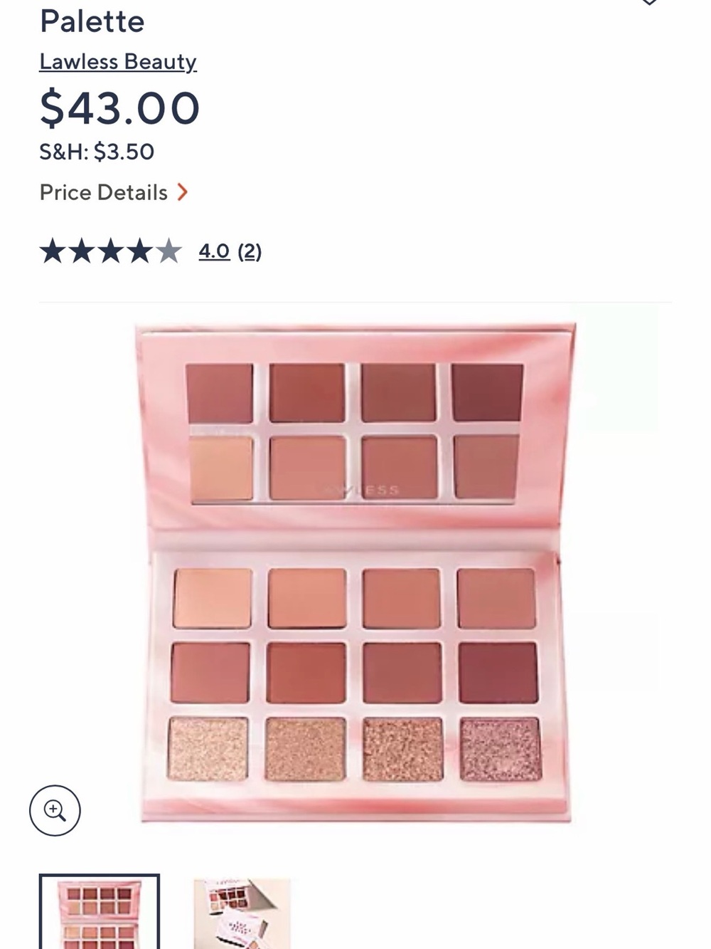 lawless The Dreamy Daisy Eyeshadow Palette - 12-Shades